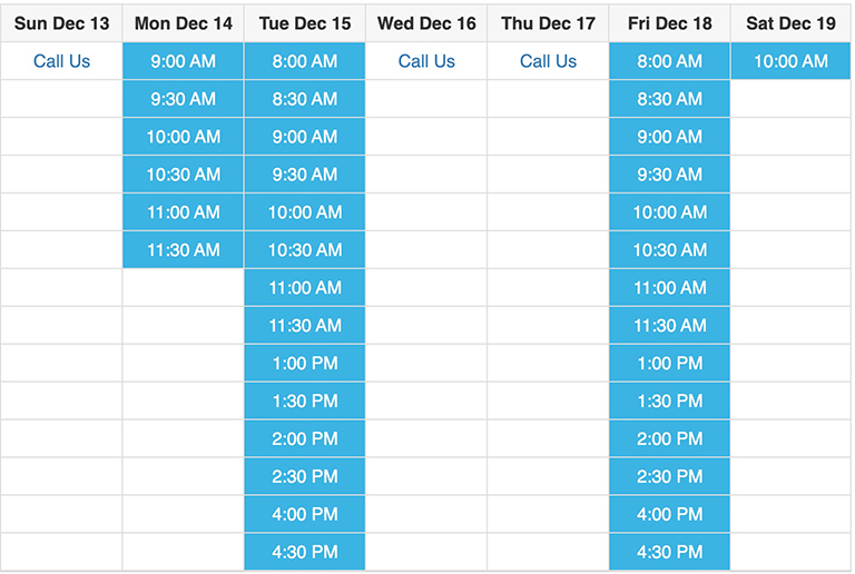 4PatientCare Web Scheduler