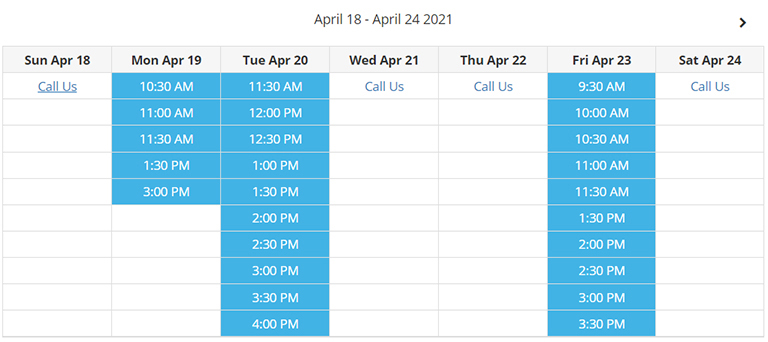 ReVision Eye Care 4PatientCare Online Scheduling